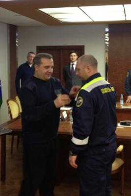Студент-спасатель специальности "Пожарная безопасность" получил награду из рук министра