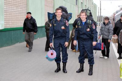 Студенты спасательного отряда СГАУ вернулись домой