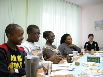 Встреча студентов и иностранных слушателей подготовительного отделения