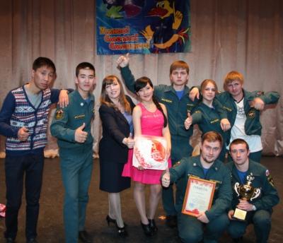 Команда КВН "Вавилон" - победитель областной Лиги КВН МЧС России