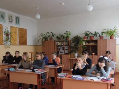 Профориентационное мероприятие кафедры "ТС и ТКМ"  в средней школе села Большие Копены