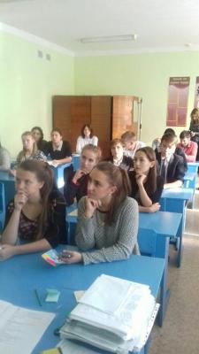 Встреча со школьниками 11 класса МОУ "СОШ п. Горный Краснопартизанского района Саратовской области