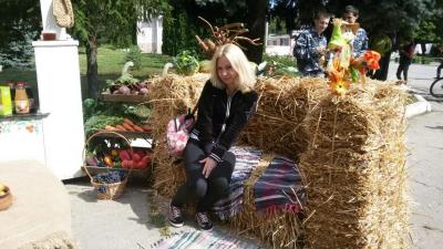 Куратор Н.Е.Бормосова со своей студенческой группой побывала на празднике  в УНПК "Агроцентр"