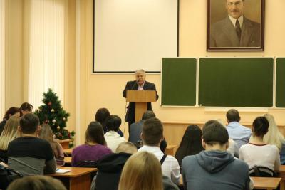 Встреча главы администрации Фрунзенского района города Саратова со студентами СГАУ