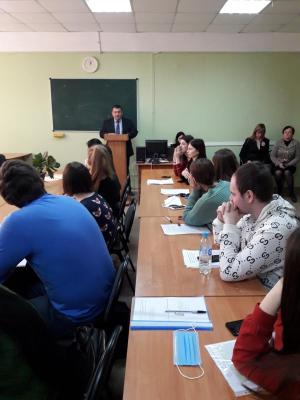 Встреча студентов ФЭМ с представителями ГКУ Саратовской области «Саратовское областное лесничество»
