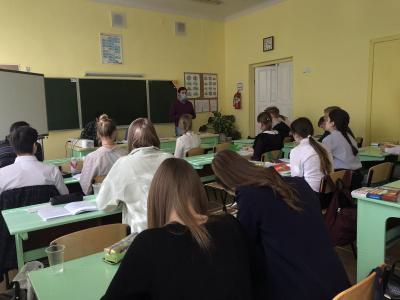 Профориентационная встреча с школьниками 11 класса МОУ СОШ     № 52 г. Саратова