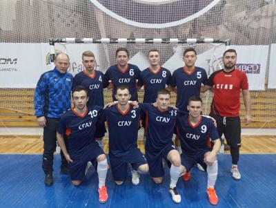 Команда СГАУ одержала три победы в отборе по мини-футболу