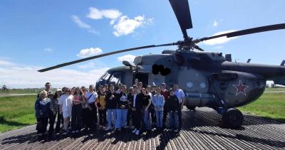 Экскурсия в вертолетный полк